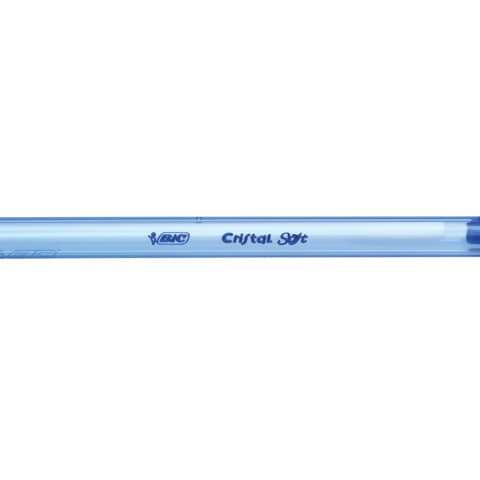 Penna a sfera BIC Cristal Soft M 1,2 mm blu 951434